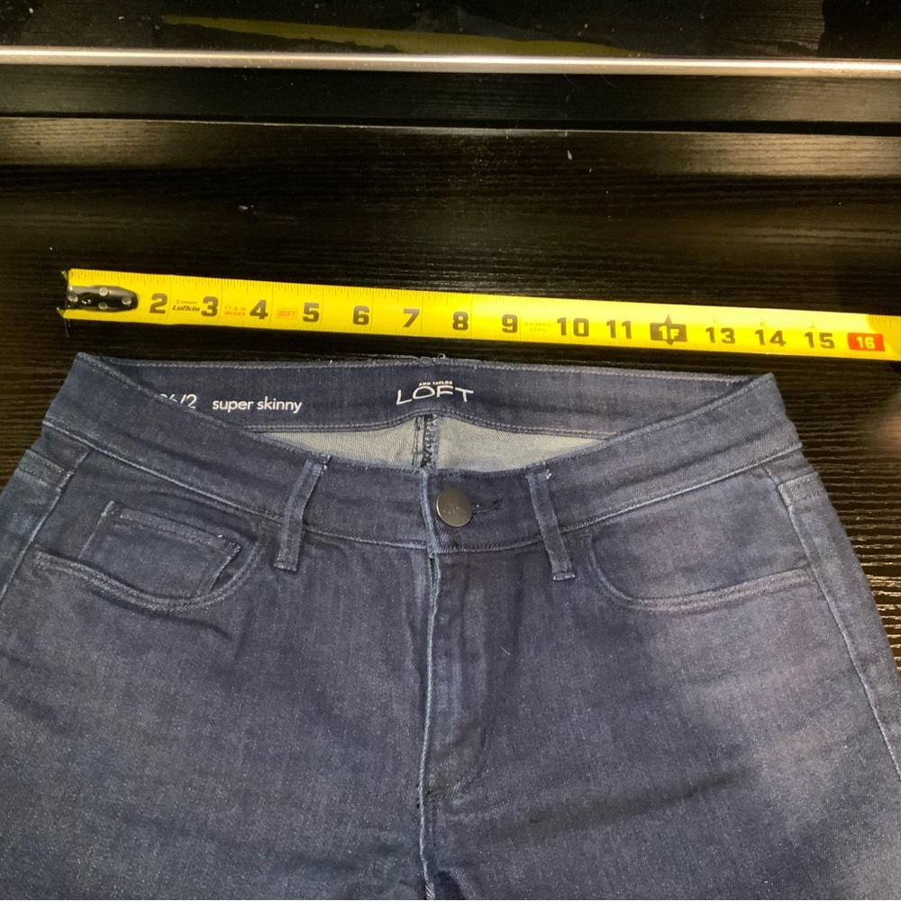 LOFT Women's Skinny Jeans - Deep Indigo - Picture 6 of 6